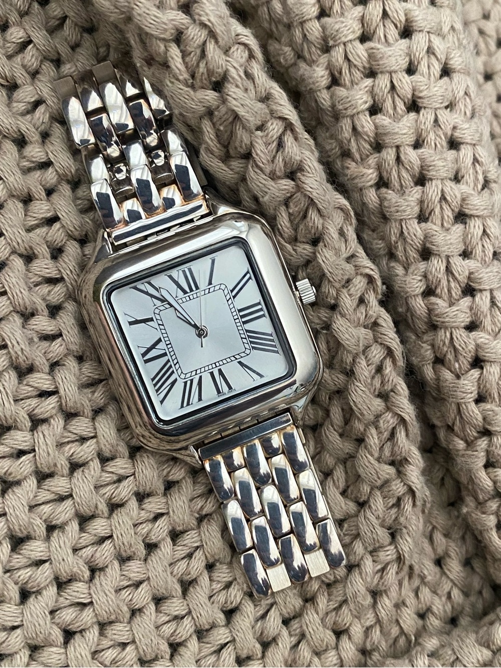 Ultrafine Sterling silver watch